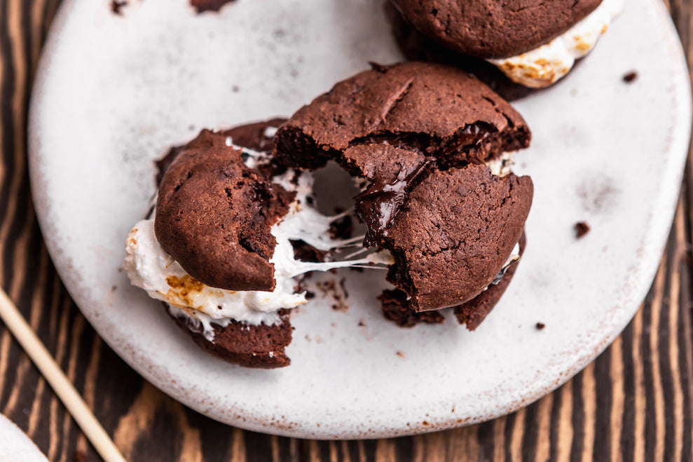 Chocolate S'mores Cookies